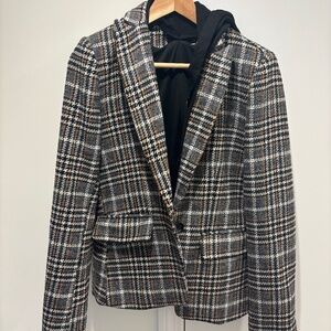 Central Park West Blazer with a Hoodie